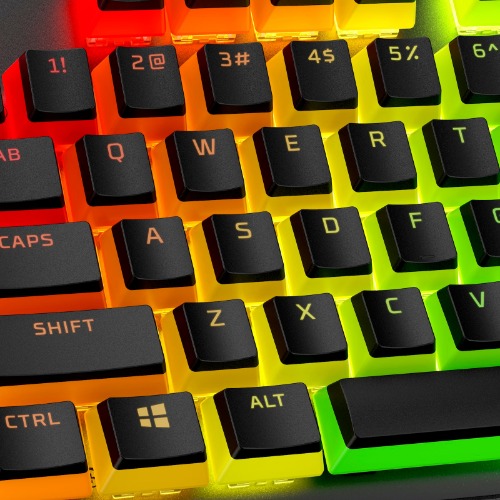 HyperX Pudding Keycaps 2 - Full Key Set - PBT | Black