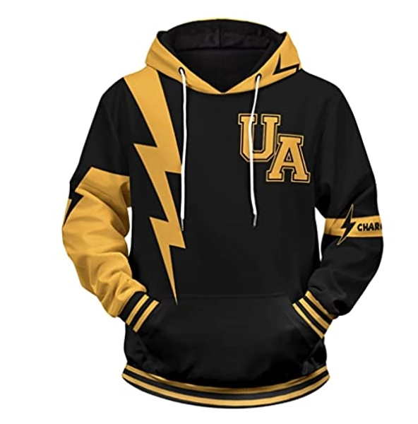 My Hero Cosplay Hoodie Academia 3D Printed Hooded Pullover Sweatshirt Coat Jacket Outwear Costume,S-3XL