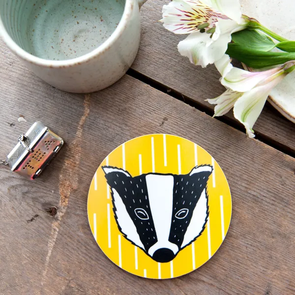 Badger Coaster 