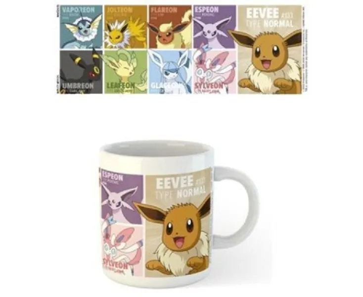POKEMON Eevee Evolutions Coffee Tea Hot Chocolate Mug Cup