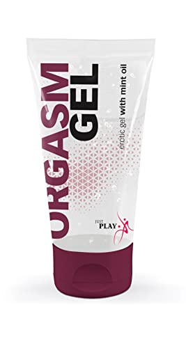 Just Play Erotik-Gel "Orgasm" - intensives Massage-Gel für Frauen und Männer, mit Minz-Öl, für den Intim-Bereich, ohne Klebe-Effekt, vegan, 50 ml