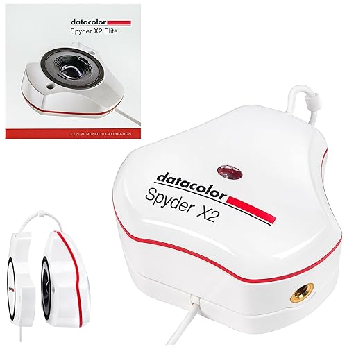 Datacolor Spyder X2 Elite – Monitor Color Calibrator for Photographic, Video and Digital Design Work. Ensures Color Accuracy and Consistency for Monitors - Spyder X2 Elite