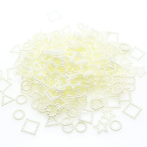 Yeahii 20g Mixed Moon Star Resin Fillings ABS Pearl Bow Heart Flatback Resin Cabochons Shaker Pendants Molds Fillers Jewelry for Handmade DIY Gift - White