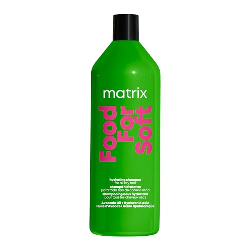 Matrix Food For Soft Conditioner | Hydrating & Detangles Dry, Brittle Hair | Moisturizes, Softens, & Smooths | With Avocado Oil & Hyaluronic Acid | Suitable for Color Treated Hair | Vegan - 33.80 Fl Oz (Pack of 1)