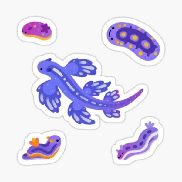 Sea slug Sticker by pikaole