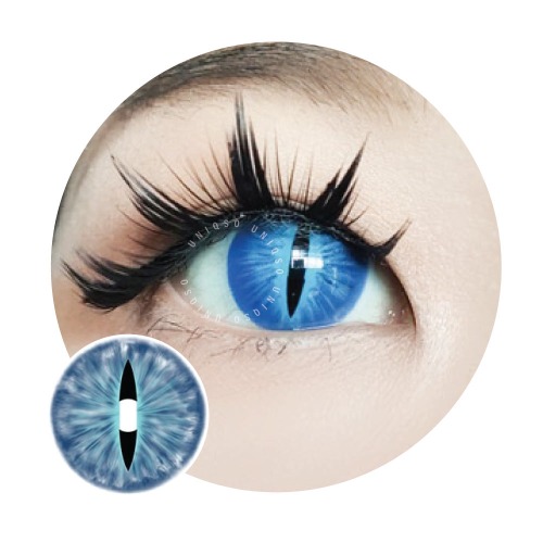 Sweety Crazy Blue Demon Eye / Cat Eye (New) | -3.00