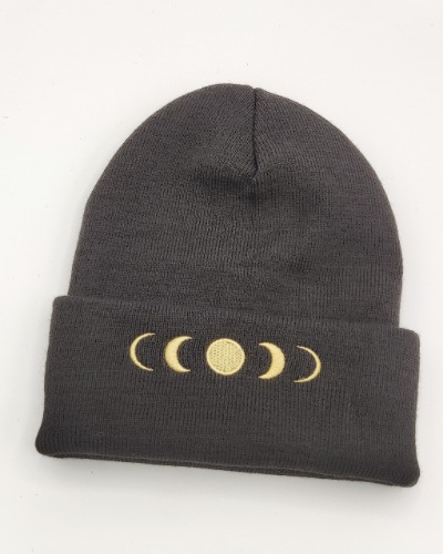Lunar phases beanie - L