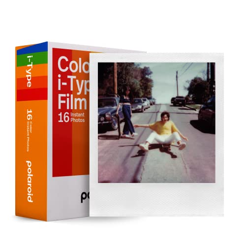 Polaroid 6009 Color Film for i-Type - Double Pack, 8.8 cm X 10.7 cm - Color - 16 Films