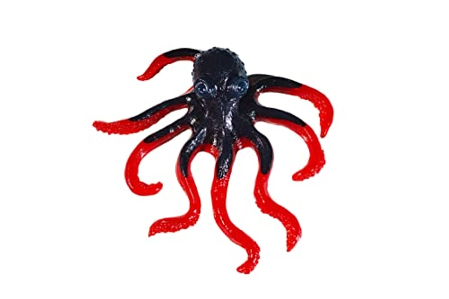 Gummy Octopus - Cherry with Blue Raspberry