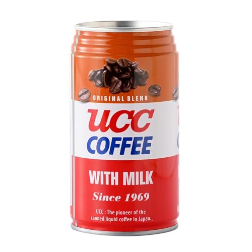 UCC Original Blend Coffee With Milk, Ready To Drink Coffee, Imported from Japan, 11.3 oz (Pack of 24) - Original