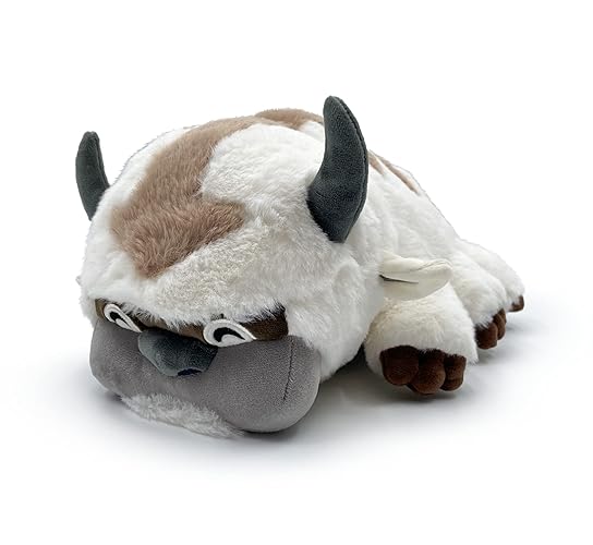 Youtooz 1 Ft Appa Plushie from Avatar The Last Airbender - Soft 100% Cotton Stuffed Collectible - Appa Flop Plush 1-Foot