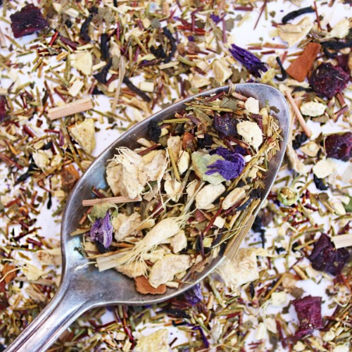 Blueberry Ginger Herbal Tea