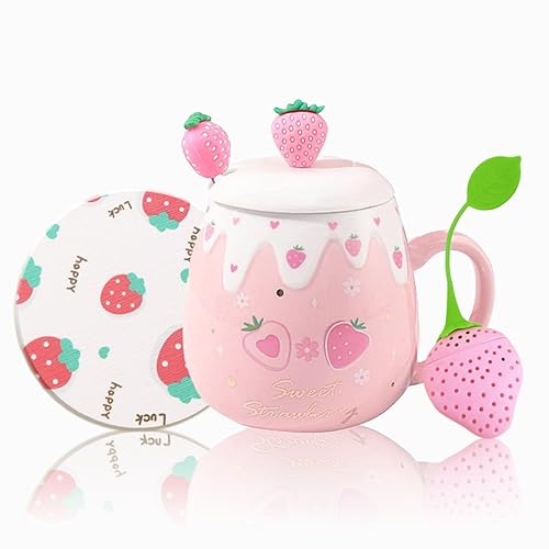 Ceramic Strawberry Coffee Mug