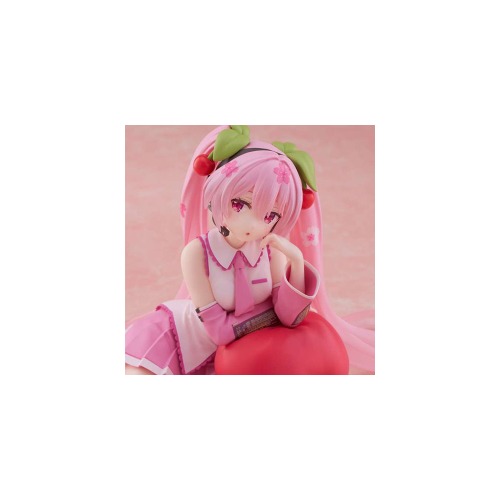 Vocaloid - Figurine Sakura Miku Cherry Cushion Desktop Cute Fig