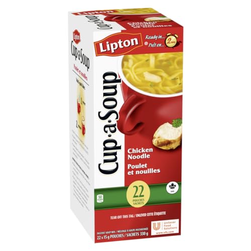 Lipton Chicken Noodle Cup-A-Soup Office Pack, 22 Pouches