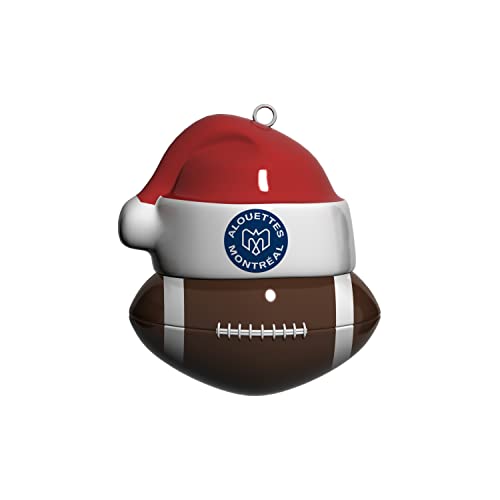 The Sports Vault by Inglasco CFL Montreal Alouettes Ceramic Football Ornament