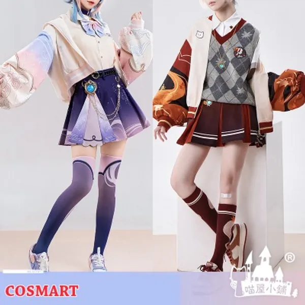 Cosmart Genshin Impact Sangonomiya Kokomi Kaedehara Kazuha Cosplay Costume Fashion Daily Wear Game Suit Uniform Dress Carnival - Cosplay Costumes - AliExpress