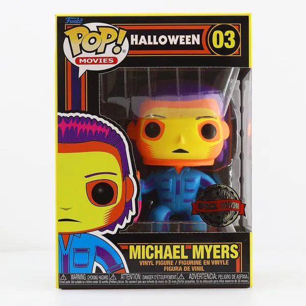 Halloween Michael Myers Black Light Pop! Vinyl Figure - Entertainment Earth Exclusive - 
