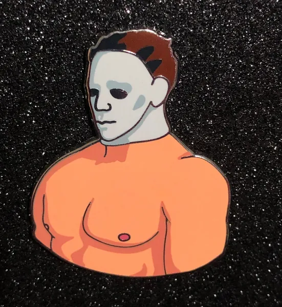 Shirtless Michael Myers from Halloween / Dead By Daylight - Hard Enamel Pin