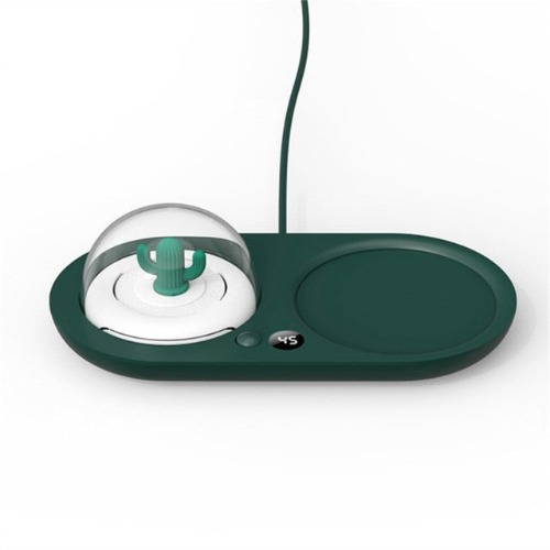 Smart Mug Warmer & Aroma Diffuser | Green / US Plug / United States