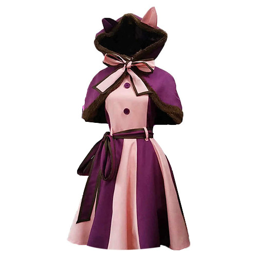 Viodiao Cheshire Cat Cosplay Costume for Women Halloween Party Uniform Set Gift - Cheshire Cat X-Large