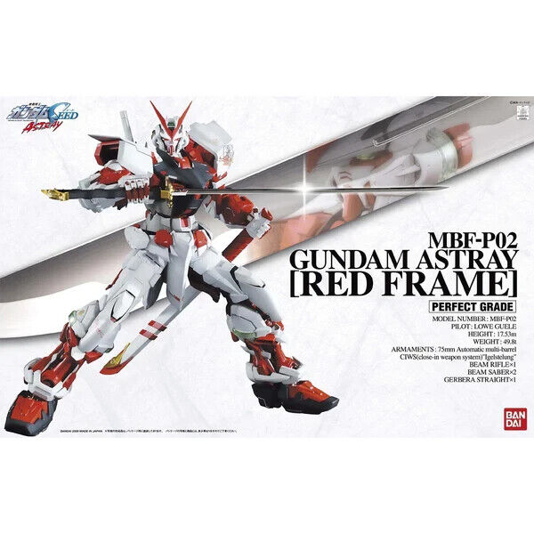 PG Astray Red Frame &#034;Gundam SEED Astray&#034; 1/60 Model Kit Bandai Hobby