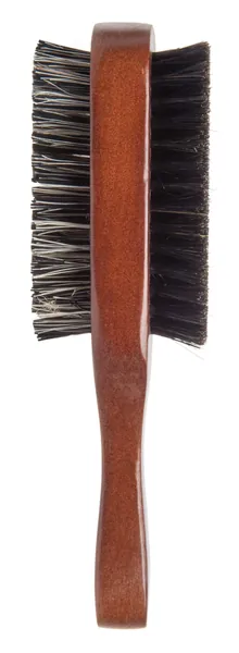 Diane Premium Boar Bristle Brush for Men – Double Sided, Medium and Firm Bristles for Thick Coarse Hair – Use for Smoothing, Wave Styles, Soft on Scalp, Club Handle, D8115 - 