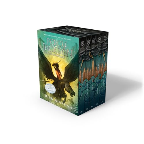 Percy Jackson and the Olympians 5 Book Paperback Boxed Set (w/poster) (Percy Jackson & the Olympians)