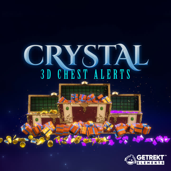 Crystal 3D Animated Chest Alerts - Crystal / 3D Animated