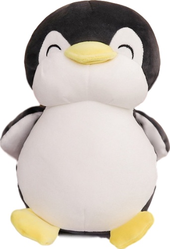 Super Soft Penguin Plushie (3 COLORS, 3 SIZES) - 22″ / 55 cm / Black