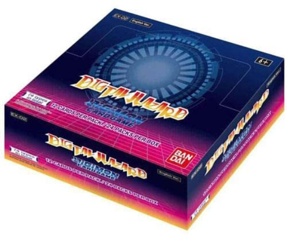 2021 Bandai English Digimon Card Game: Digital Hazard EX02 Booster Display Box - 24 Packs