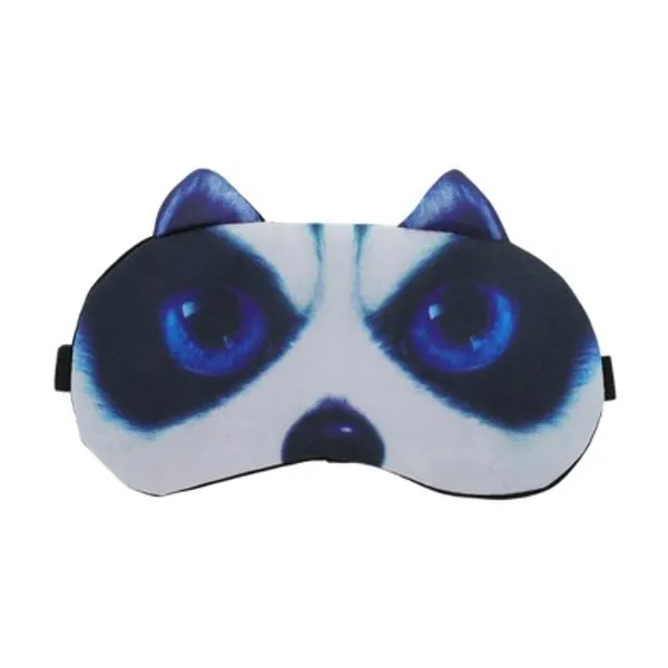 Unique Bargains Portable Dog Sleep Mask Black White 1 Pc