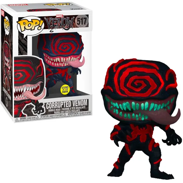 Funko Marvel Venom Pop! Corrupted Venom Glow-in-the-Dark L.A. Comic Con Exclusive