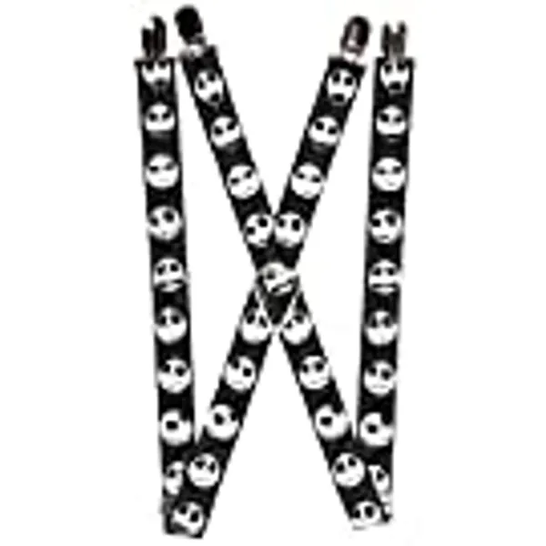 Buckle-Down Suspenders-Nightmare Before Christmas Jack Expressions Gra