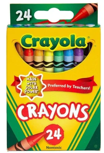 CRAYOLA 24 Pack Regular Crayons