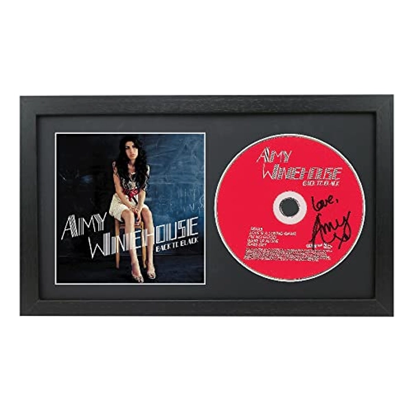 CD Frame COVER & DISC Double WOOD Black Mount Colours album picture FRAMES