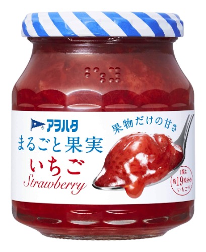 Aohata Sugar-Free 9.9 oz (255 g), Whole Fruit, Strawberry
