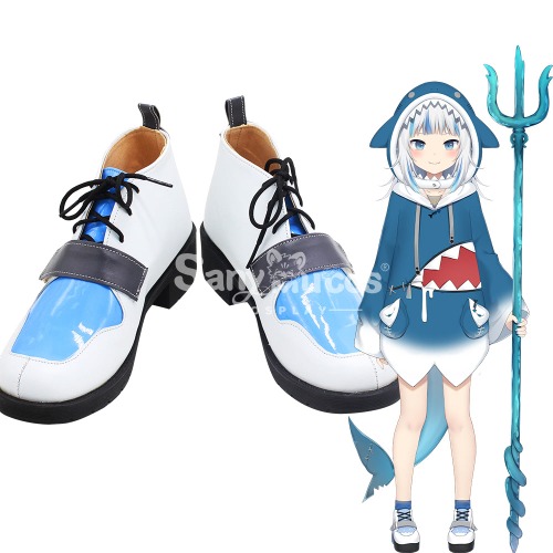 NIJISANJI Cosplay VTuber Gawr Gura Cosplay Shoes - 42