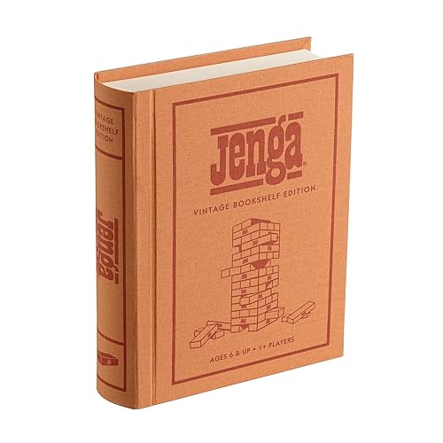 WS Game Company Jenga Vintage Bookshelf Edition
