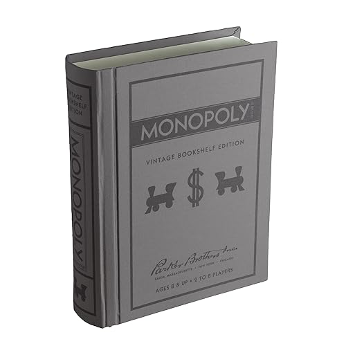 WS Game Company Monopoly Vintage Bookshelf Edition