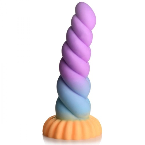 Mystique Silicone Unicorn Dildo - Rainbow