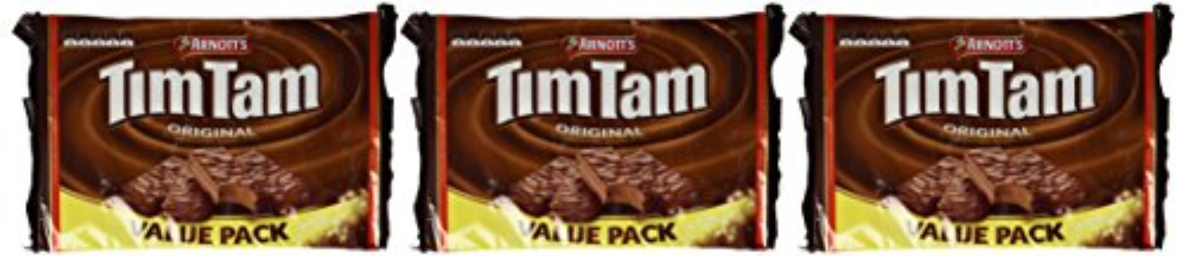Arnotts Tim Tam Original 330g (Three Pack) (Made in Australia) - Chocolate - 11.64 Ounce (Pack of 3)