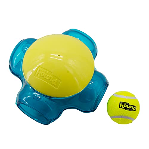 Outward Hound Tennis Maze Craze Interactive Squeaky Dog Toy, Green - One Size - Tennis Maze Craze - Blue