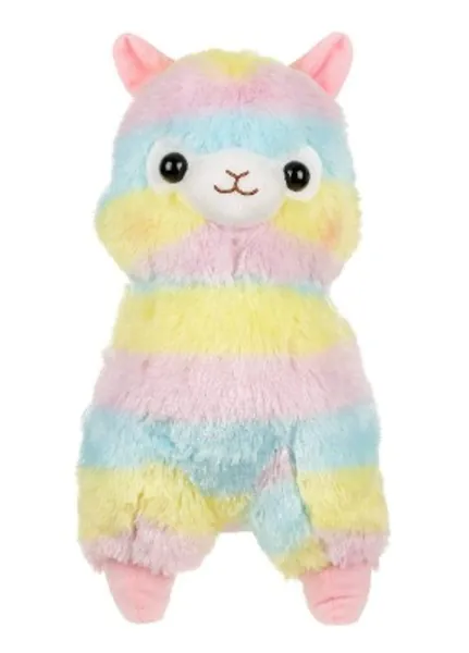 Amuse 20" Rainbow Alpaca Plush Stuffed Animal, Authentic Licensed Product - Large