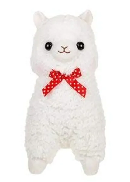 Amuse 13" White Alpaca Plush Stuffed Animal,Authentic Licensed Product - Medium