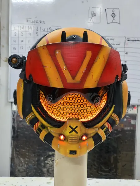 Valkyrie Apex Legends wearable pilot helmet scale 1:1