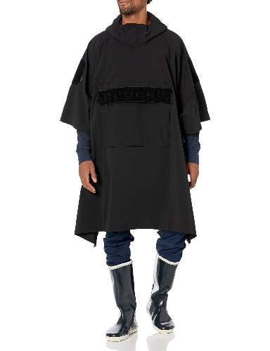 HAZARD 4 Poncho Villa(TM): Technical Soft-Shell Poncho - Black