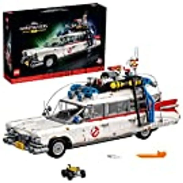 LEGO Icons Ghostbusters ECTO-1 10274 Car Kit, Large Set for Adults, Gift Idea for Men, Women, Her, Him, Collectable Model for Display, Nostalgic Home Décor