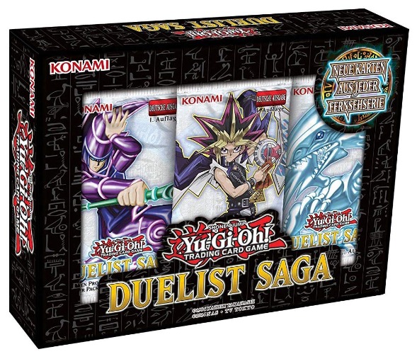 Yu-Gi-Oh! Duelist Saga Box mit 3 Booster - Deutsch