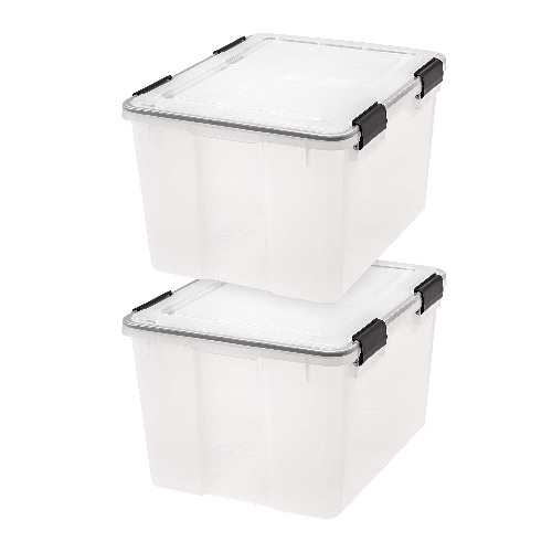 Iris USA 44.1 L (46.6 US Qt) Weatherproof storage boxes